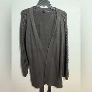 Simply Vera: Vera Wang Cable Knit Sleeve Cardigan - Women’s Large